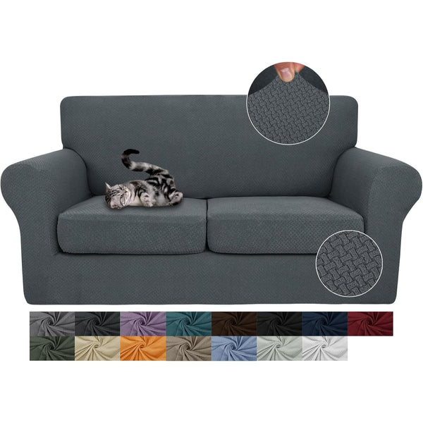 Couch Covers for Cushion Couch Stretch Sofa Cover with Large Seat Cushion Covers Thick Fitted Loveseat Sofa Slipcovers for Living Room