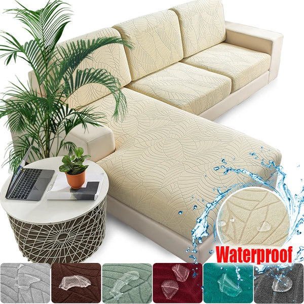 Cool Waterproof Sofa Seat Cushion Cover Luxury Couch Cover 1/2/3/4-seater New Corner Sofa Covers Anti-dust Furniture Protector