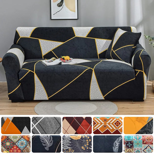 Elastic Printed Sofa Cover Stretch Tight Wrap All-inclusive Sofa Cover for Living Room funda sofa Couch Cover ArmChair Cover