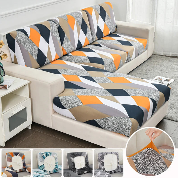 Elastic Sofa Seat Cushion Cover for Living Room Adjustable Geometric Sofas Chaise Covers L Shape Couch Corner Sofa Slipcover