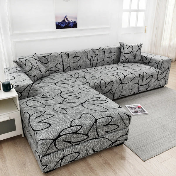 Elastic Stretch Sofa Cover Slipcovers All-inclusive Couch Case for Different Shape Sofa Loveseat Chair L-Style Shaped need 2 Sofa Case