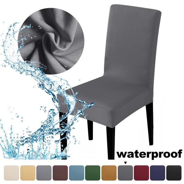 Elastic Velvet Fabric Chair Cover Universal Size Dining Chair Covers Office Seat Cases Stretch 1/2/4/6PCS