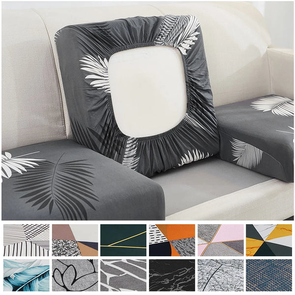 Floral Printed Sofa Seat Cushion Covers for Living Room Stretch Elastic Sofa Slipcover L Shape Corner Couch Cover 1/2/3/4 Seater