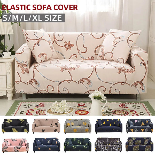 Christmas Halloween Printed Sofa Cover Elastic Sofa Slipcovers