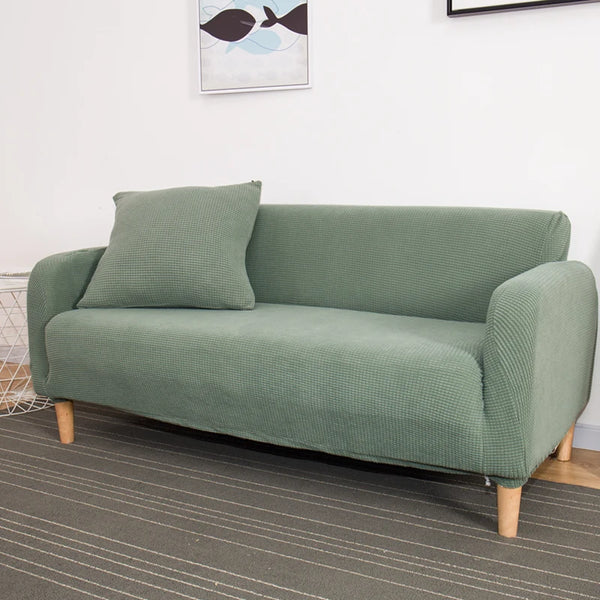 Polar Fleece Sofa Covers For Living Room Solid Color Armchair Cover L Shape Corner Sofas Cover Couch Slipcover