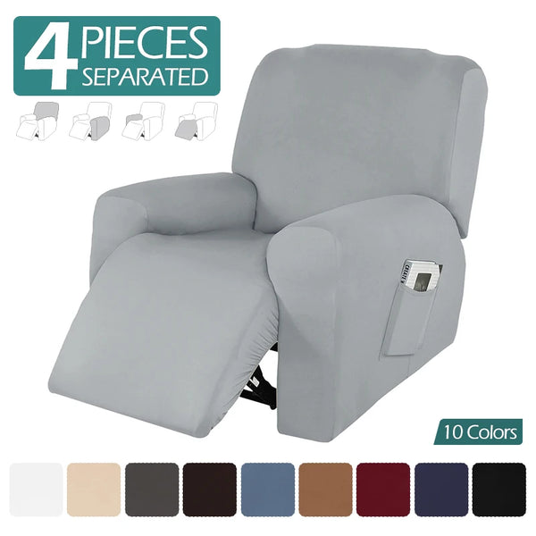 Recliner Sofa Covers Non-slip Massage Lazy Boy Sofa Cover All-inclusive Lounger Single Seater Couch Sofa Slipcover Armchair Cover