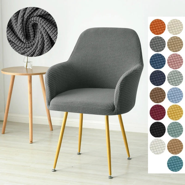 1/4/6pcs Elastic Polar Fleece High Arm Chair Covers Dining Adjustable Arm Chair Covers Hotel Bar Seat Slipcovers for Home Wedding
