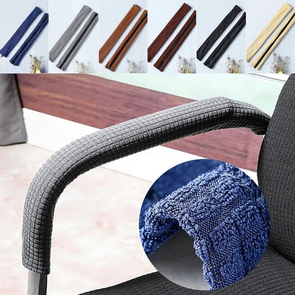 Universal Removable Chair Arm Rest Covers Durable Elbow Armrest Protector Spandex Zip Armrest Covers Elastic Arm Rest Covers