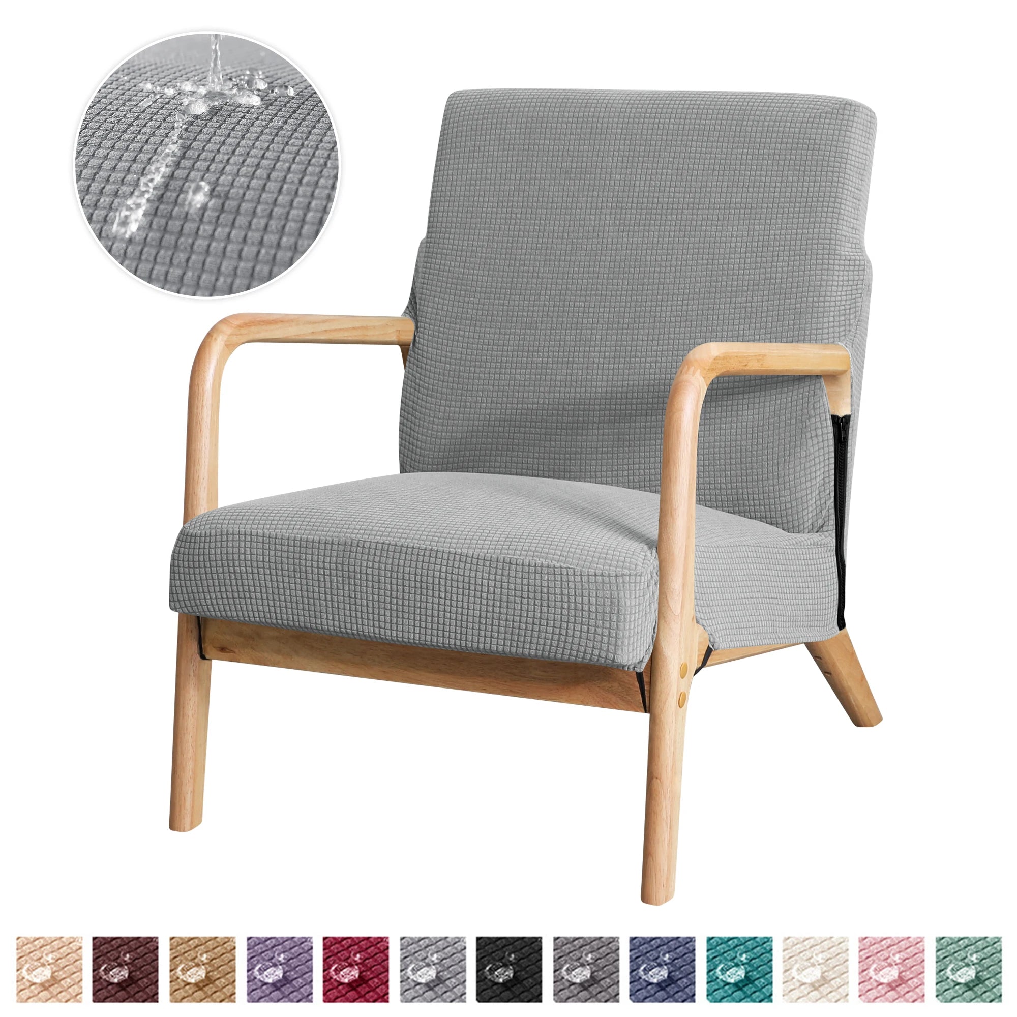 Rustic or Vintage-Themed Chair Covers