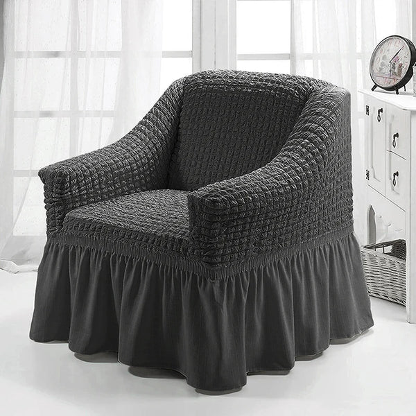 Solid Color Elastic Armchair Covers For Living Room Stretch Single Seat Slipcovers Sofa Couch Cover Armchair Cover Protector