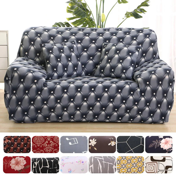 Stretch Sofa Cover for Living Room Big Loveseat Three Seat Slipcover Couch Cover Corner Chaise Longue Furniture Protector