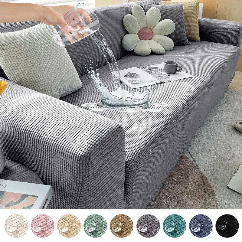Waterproof Jacquard Sofa Covers for Irish Homes