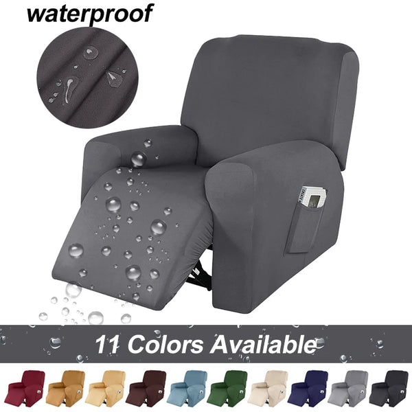 Waterproof Recliner Chair Cover Lazy Boy Recliner Sofa Covers High Stretch Slipcover 1 Seater Sofa Cover