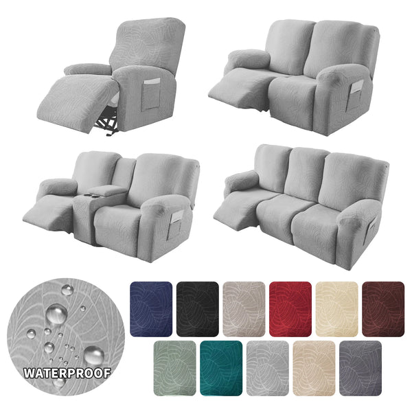 Waterproof Recliner Sofa Cover Jacquard Slide Recliner Protector Lazy Boy Relaxing Armchair Living Room Recliner Chair Cover