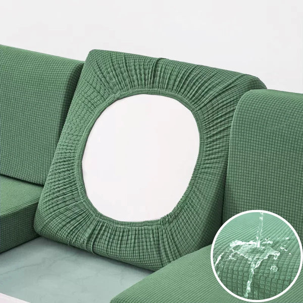 Winter Waterproof Sofa Seat Cushion Covers Jacquard Elastic Nordic L-shape Corner Sofa Couch Cover Anti-dust Furniture Protector